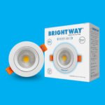 5 Watts 2 Inch COB Spot Light White Body  Energy Efficient LED Ceiling Spotlight
